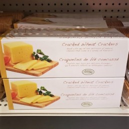 Cracked Wheat Crackers ( locally made by Barrie's Asparagus)  Cracked Wheat Crackers ( locally made by Barrie's Asparagus)