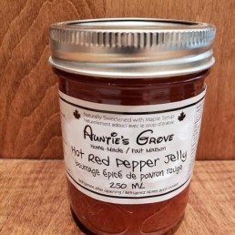 Red Pepper Jelly - Hot - Aunties Grove - 250 ml Red Pepper Jelly - Hot - Aunties Grove - 250 ml