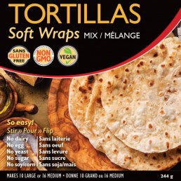 Tortillas / Soft Wraps Mix - Gluten Free Tortillas / Soft Wraps Mix - Gluten Free